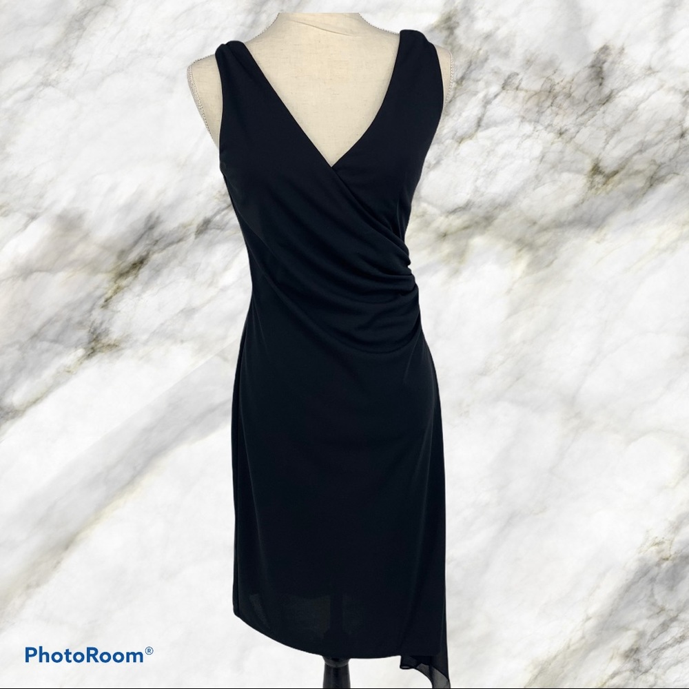 Express Midnight Asymmetrical Dress